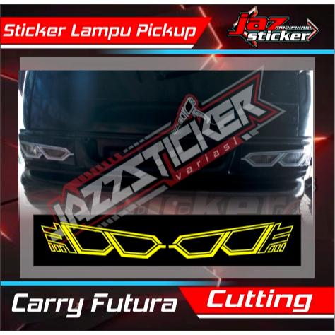 STICKER LAMPU DEPAN PICKUP / FUTURA / CARRY / STICKER MOBIL PICKUP / STOPLAM / CUTTING VIRAL /