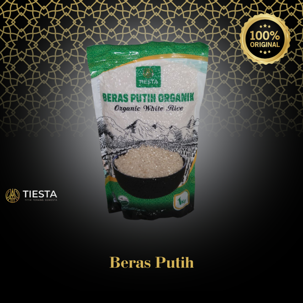 

Beras putih organik By Tiesta
