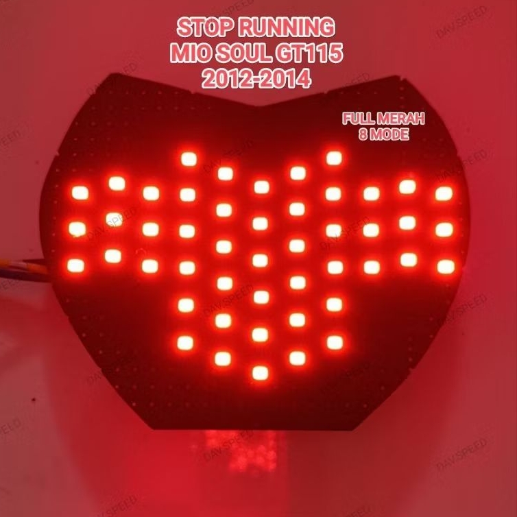 LAMPU STOP RUNNING MIO SOUL GT115 / STOP LAMP RUNNING MIO SOUL GT 115 2012 2013 2014 8 MODE