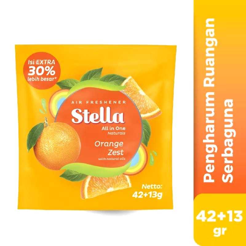 Stella All In One REFILL  42+13gr x2 - Pengharum Ruangan GANTUNG / PENGHARUM MOBIL