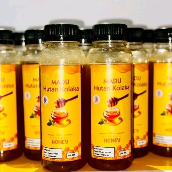 

Madu asli 100% hutan kolaka isi 250ml/madu murni lebah liar/madu asli