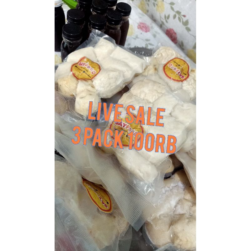 

produk live sale pempek SayFood 3-100