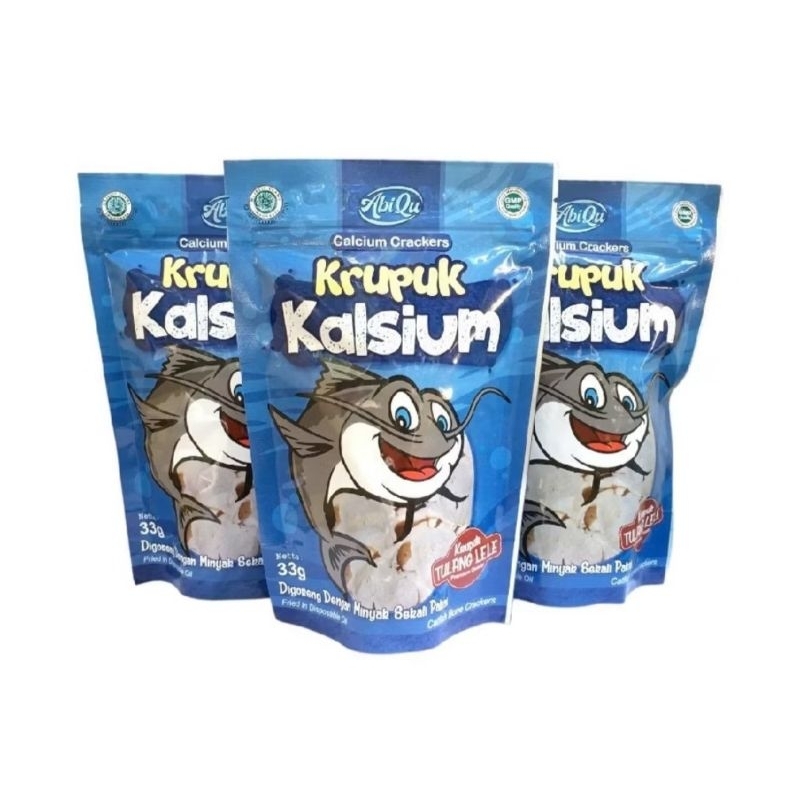 

Abiqu Krupuk Kalsium Tulang Ikan Lele 33gr Cemilan Sehat MPASI 1thn+