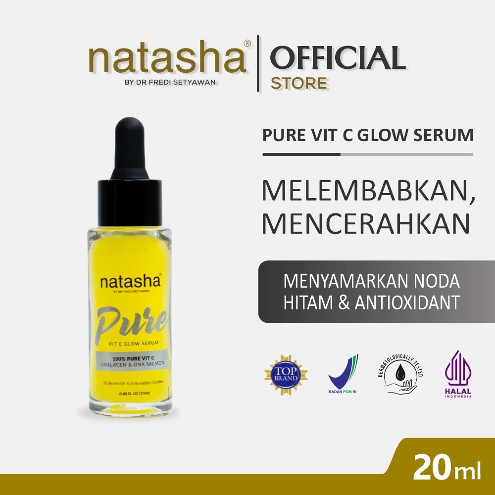 Natasha Pure Vitamin C /Glowing Serum/Serum Natasha/Serum Vit C Natasha/Skincare Natasha