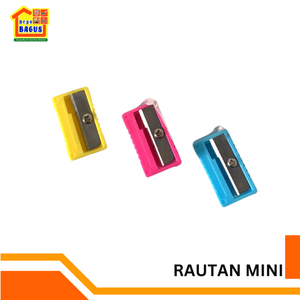 

Rautan Pensil Mini, Sharpenener Single, Rautan Mini