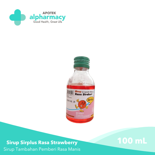 

Sirplus Sirup Rasa Strawberry 100 ml