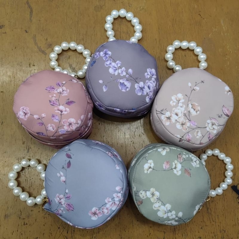 PARASUT KOREA MOTIF LASER CUT + TAS BULAT MUTIARA