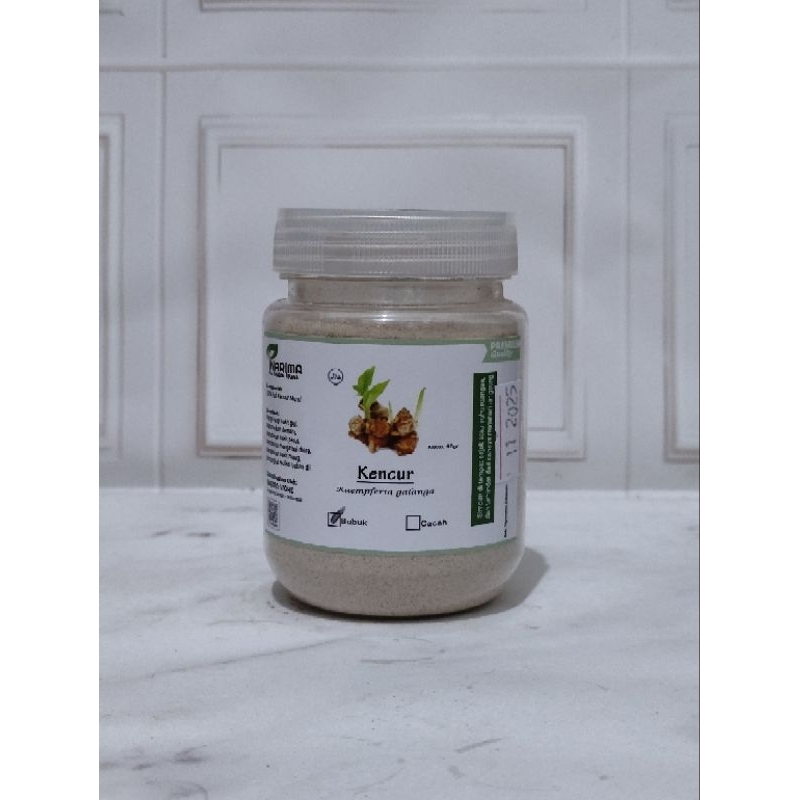 

Kencur Bubuk / Aromatic Ginger Powder Asli 120gr
