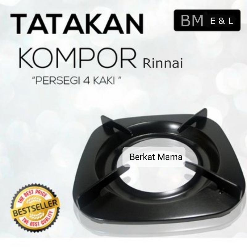 Tatakan Kompor Gas Segi 4 Kaki, Bulat 5 Kaki, dan Segi 6 Kaki