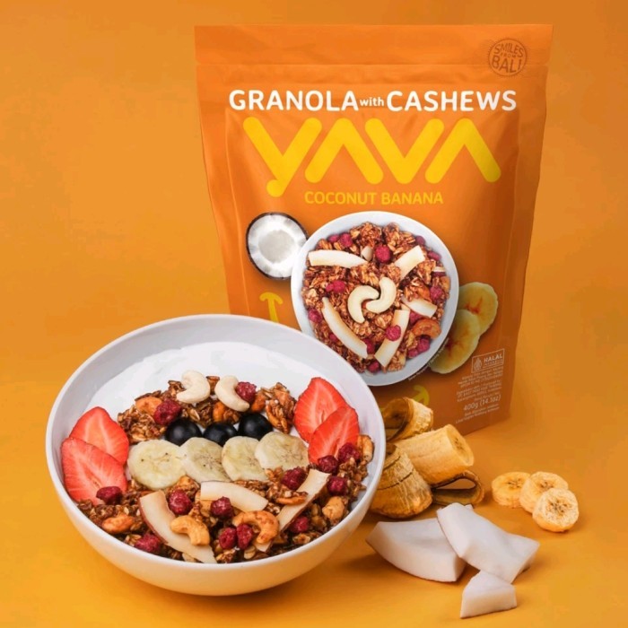 

YAVA Granola Chocolate Vanilla & Coconut Banana 400gr