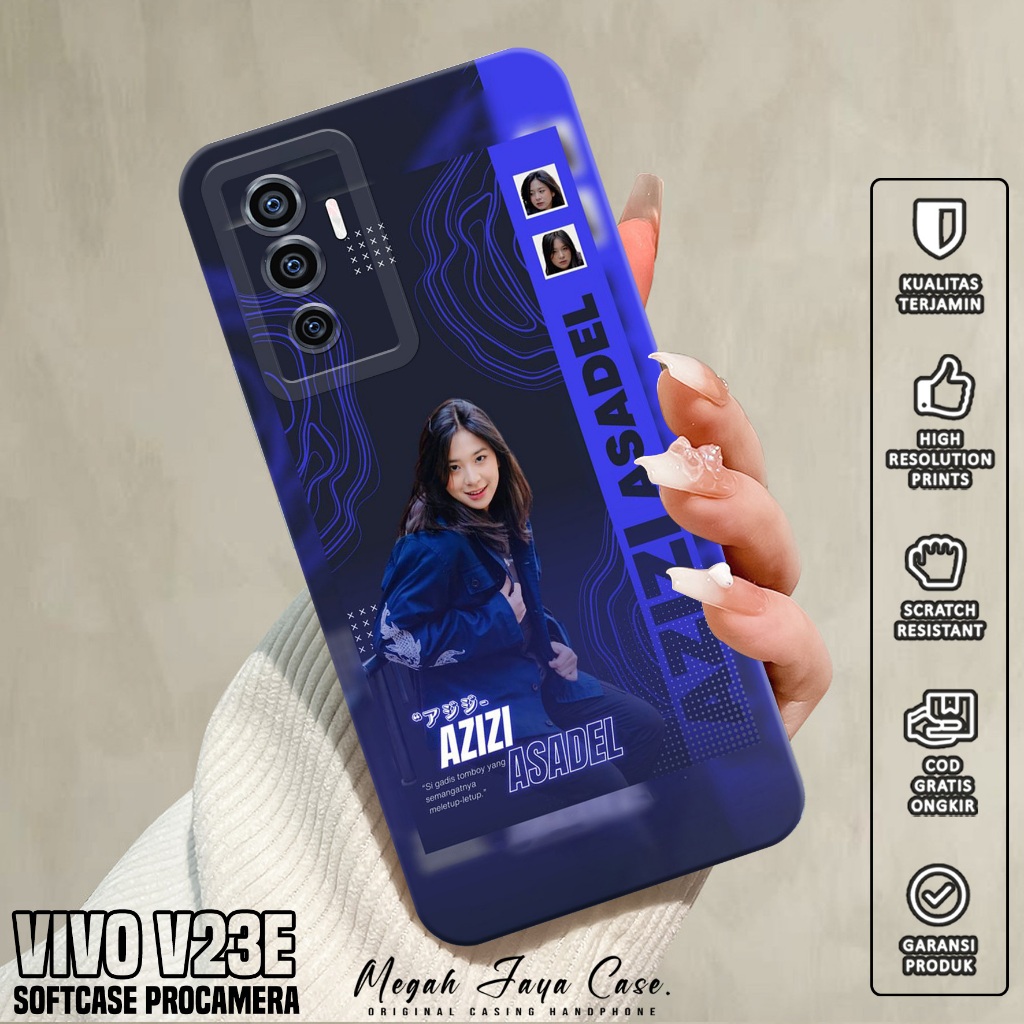 Softcase Hp VIVO V23E - Case Hp VIVO V23E Motif JKT48 - Softcase Pro Camera - Silikon Hp VIVO V23E -