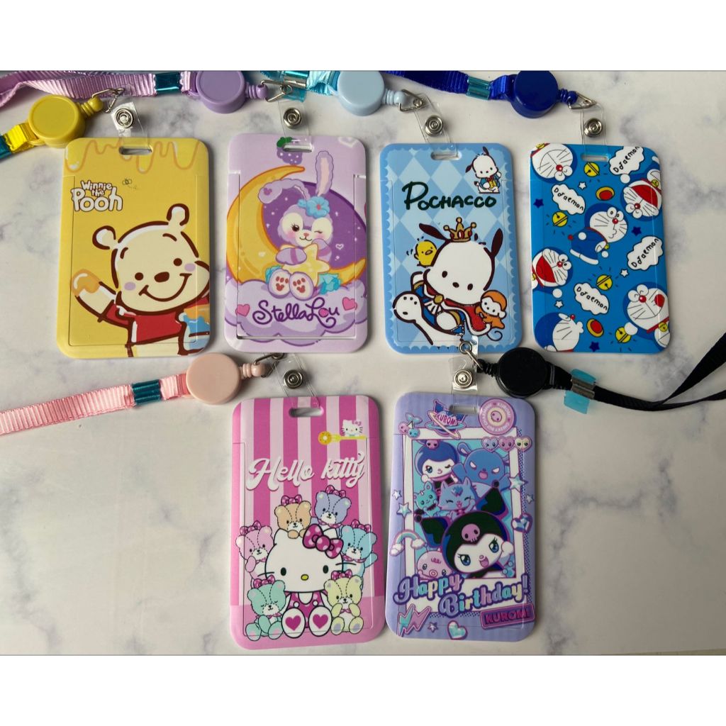 

Gantungan Kalung ID Card Holder Lanyard Kartu SANRIO Tali Panjang