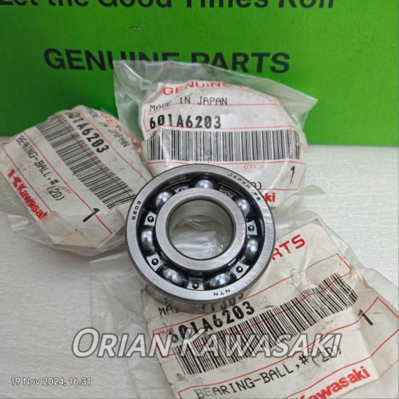 Bearing laher klaher mesin 6203 original Kawasaki
