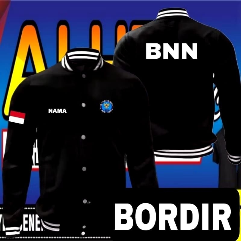 Jaket bordir BNN jaket BNN jaket baseball BNN jaket varsity BNN jaket kerja BNN jaket seragam BNN