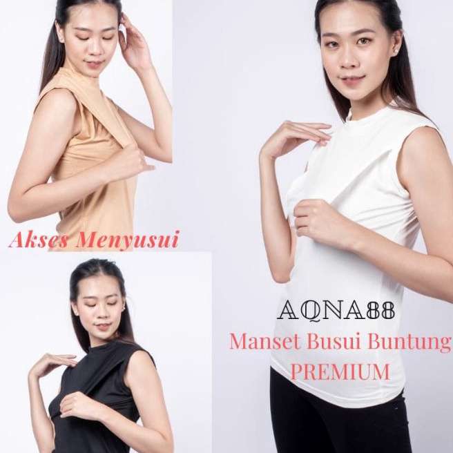 KI3 Manset Menyusui  Kaos Busui  Inner Busui Tanpa Lengan