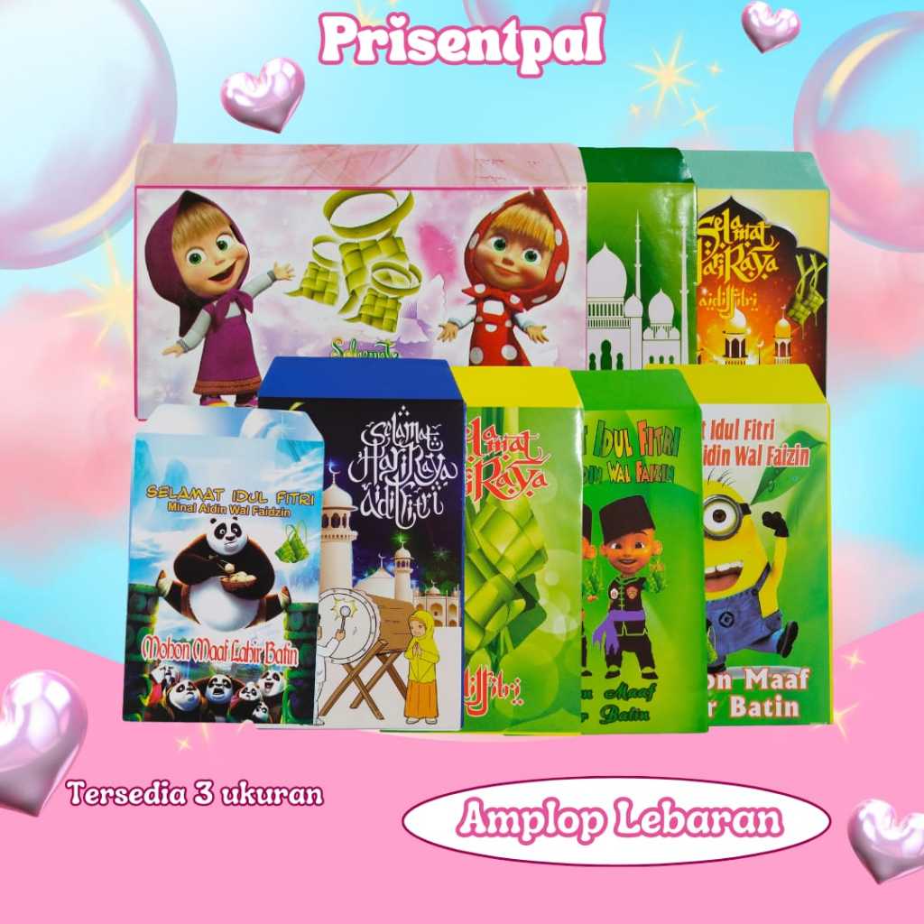 

Amplop Angpau Lebaran Idul Fitri isi 10 Lembar