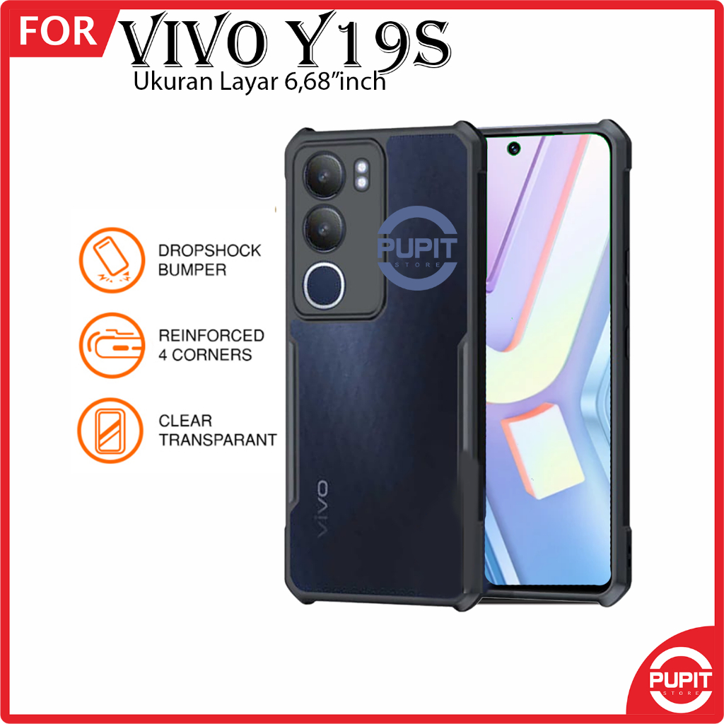 Promo Case Vivo Y19s Y19s Pro Y19sGT Softcase Shockproof Protect Camera Casing