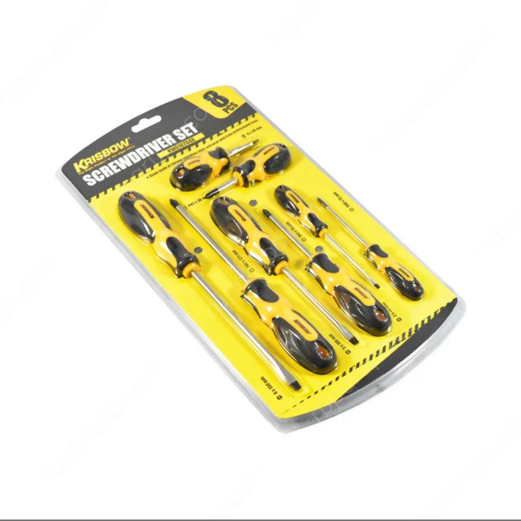 Krisbow Set 8 Pcs Obeng Plus & Minus