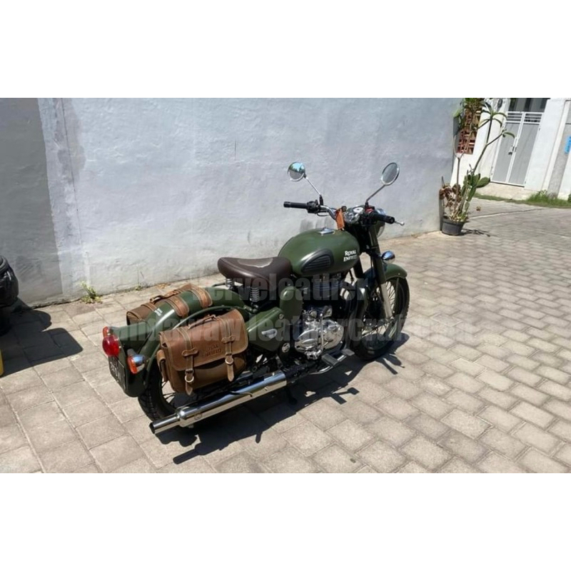 royal enfield , tas samping motor royal enfield , sidebag custom