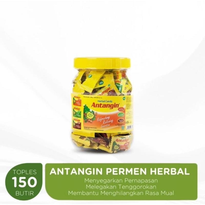 

Antangin Permen Toples 150 Butir - Permen Jahe Mint