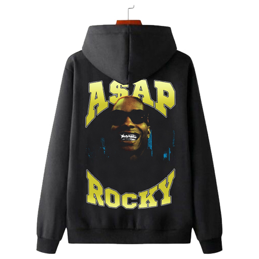 New Hoodie ASAP ROCKY Hoodie Bahan Cotton Fleece | Jumper & Zipper Ready Stock | SKU-688603