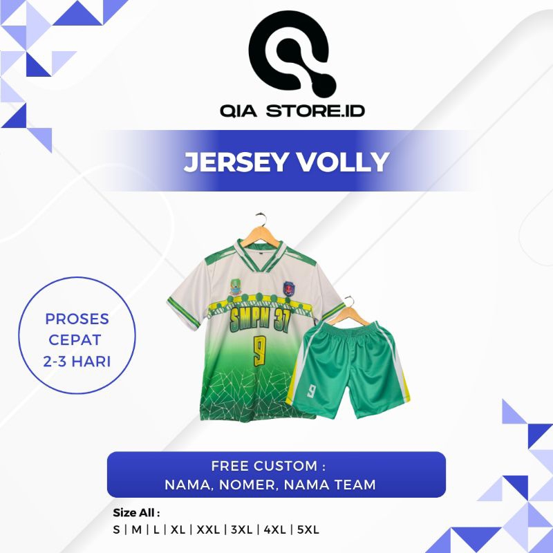 Jersey Voli Cowo Fullprint Kaos Voli Pria