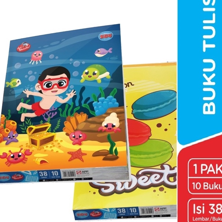 

us Laris Sidu Buku Tulis Garis 38 Lembar 1 buku Z49