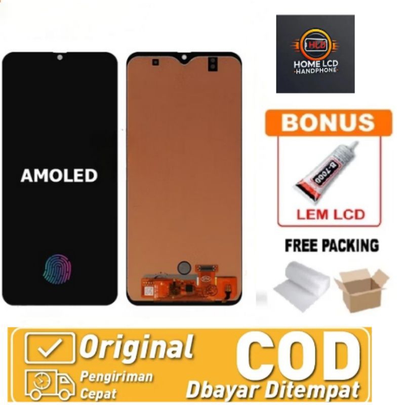 (ORIGINAL) LCD SAMSUNG GALAXY A50/A50S AMOLED FINGGERPRINT A505/A507