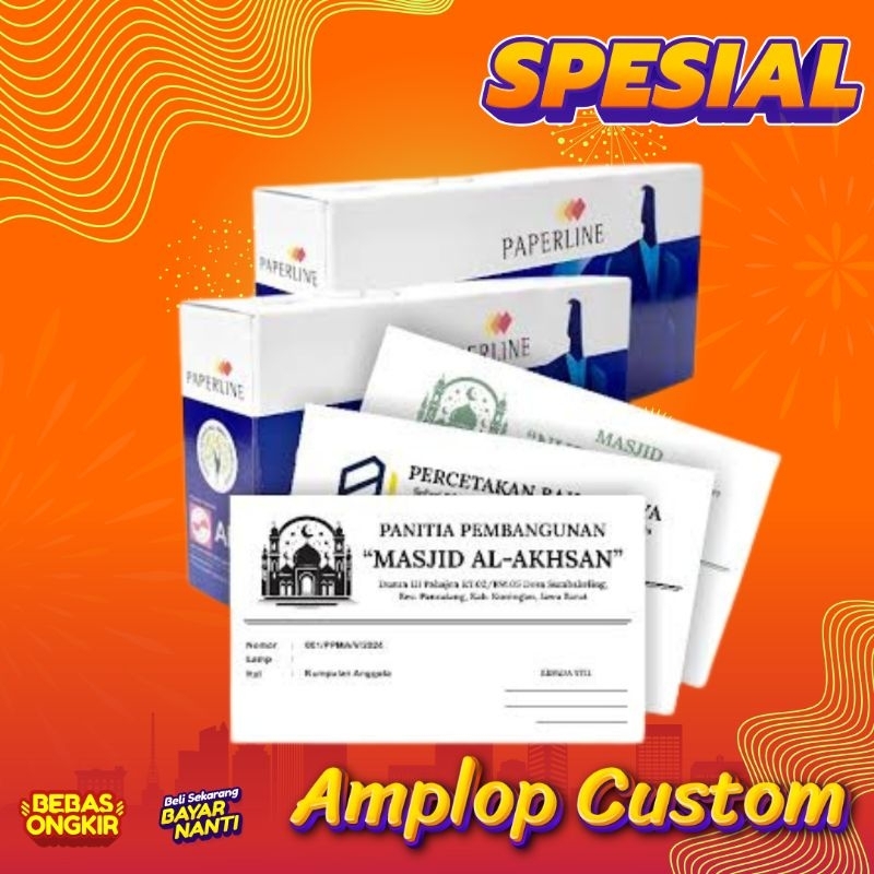 Cetak Amplop Instansi / Perusahaan Custom