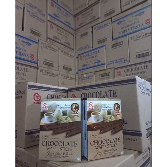 

Terkini wafer stick kugi 12 gram 1 dus isi 24 pcs E96