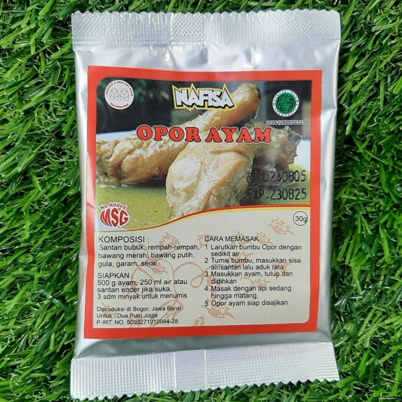 

Bumbu masak praktis opor ayam nafisa
