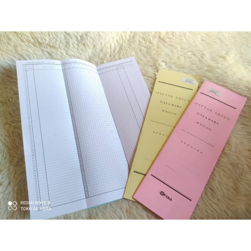 

buku absensi panjang