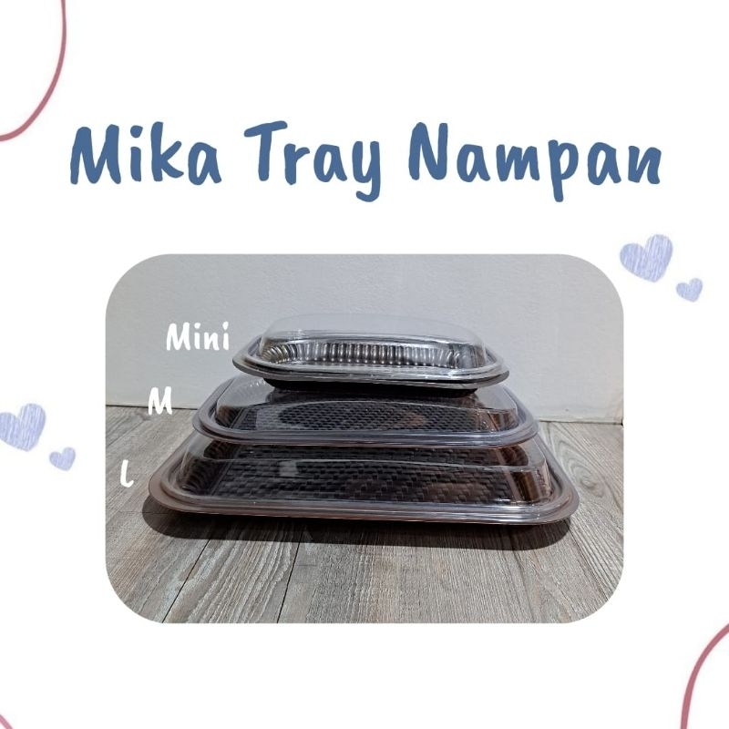 Mika Tray Nampan Plastik Hantaran / Kue Snack