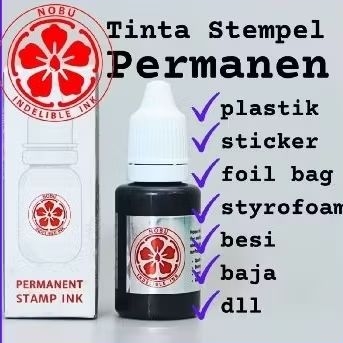 

TINTA STEMPEL PERMANEN NOBU INK 100ML BLACK
