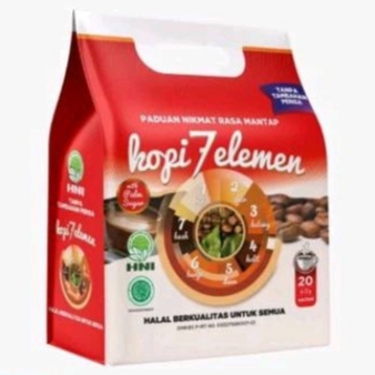 

Kopi 7 Elemen HNI HPAI Kopi Sevel 20 Sachet 500 gram 100% original