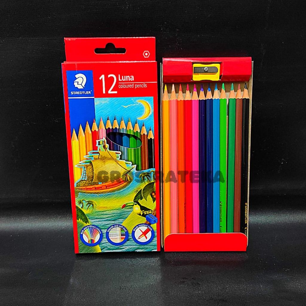 

PENSIL WARNA, PULAS THAILAND / PERMANEN PANJANG 12 WARNA LUNA