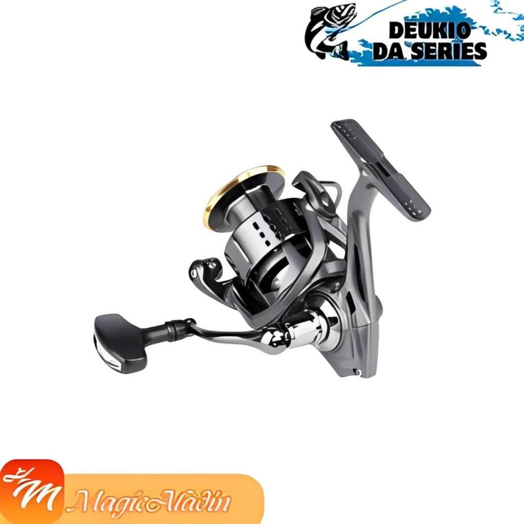 DEUKIO - Reel Pancing Spool Metal Ratio 5.2:1 DA Series Kuat Dan Tahan Lama - Tersedia Dengan Berbag