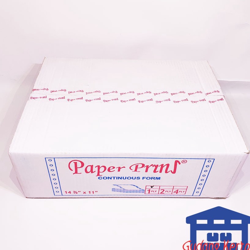 

mw Readystock CONTINUOUS FORM 14 78 X 11 1PLY PAPERPRYNS S51