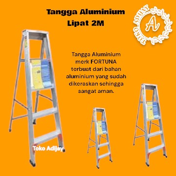 Terlaris Tangga Aluminium Lipat 2M Fortuna Arena