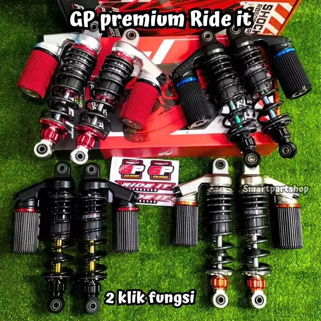 Skok Shock Shockbreaker Ride it GP PREMIUM DOUBLE KLIK 280 320 340 360 CB GL RX KING SUPRA Shock Dob