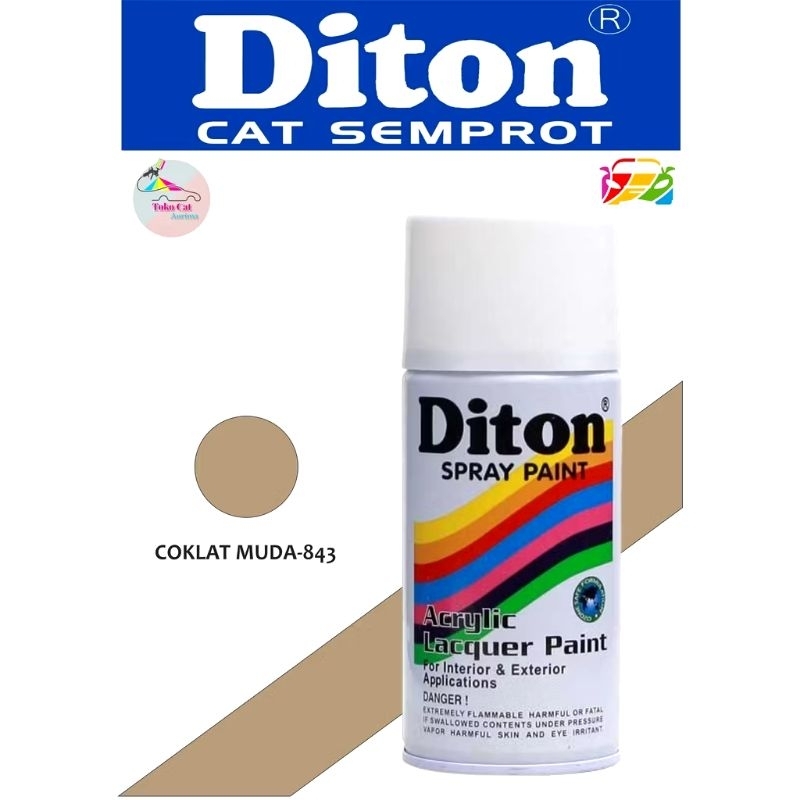 PILOX CAT SEMPROT DITON COKLAT MUDA-843 300CC