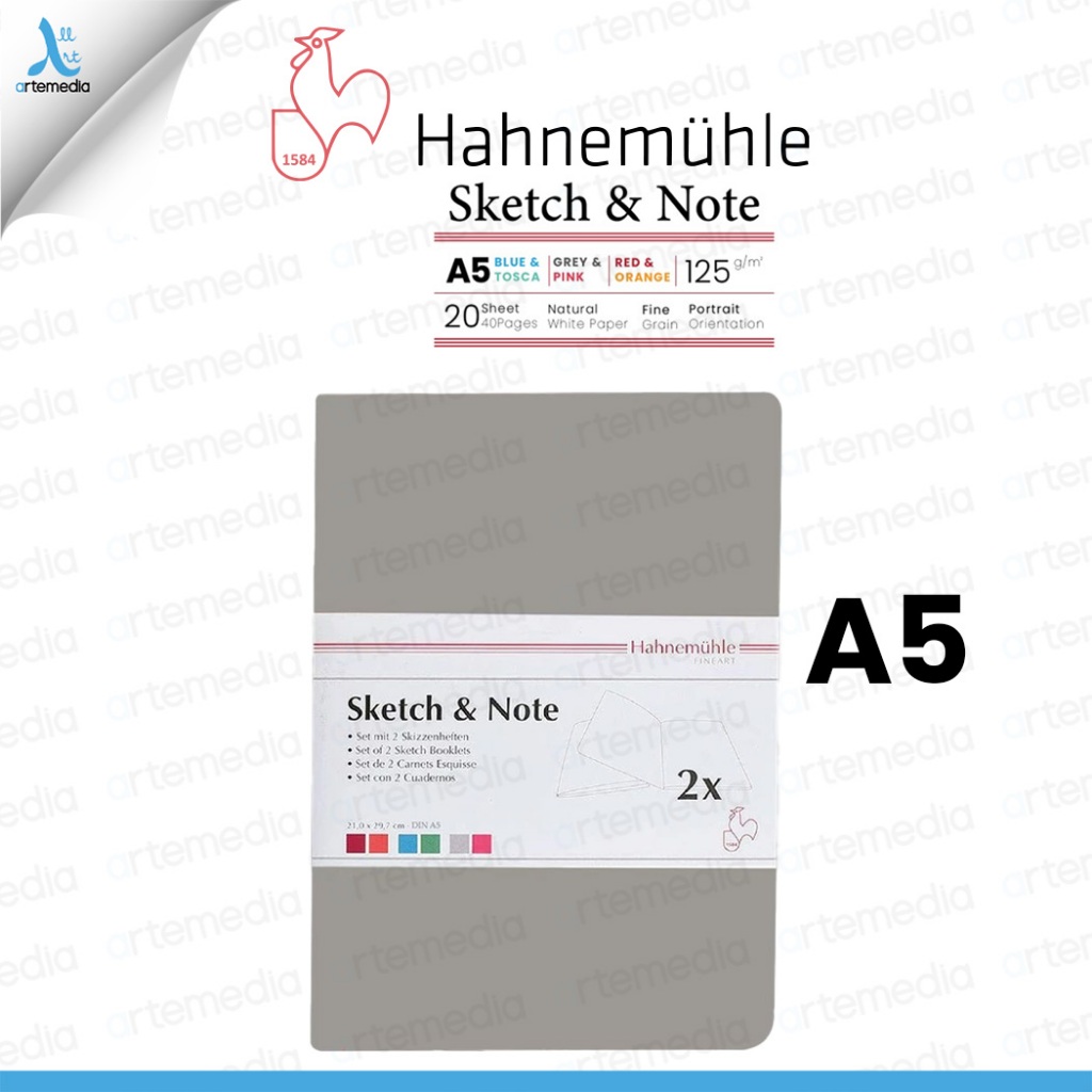 

Hahnemuhle Sketch & Note A5 Stitch Bound Sketchbook