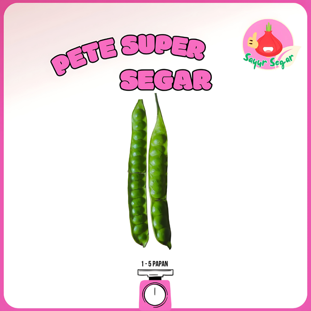 

Sayur Segar - Petai/Pete Lonjor Per Papan / Bitter Bean