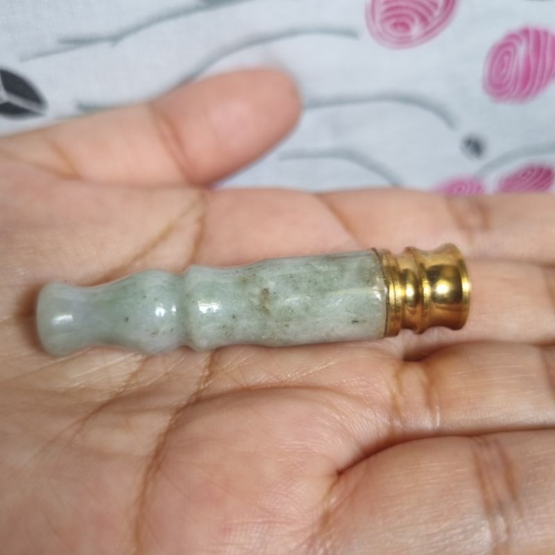 Pipa Rokok/ smoking pipe Batu Giok/ burma jadeit
