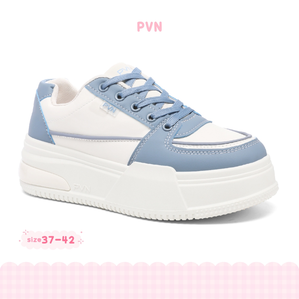 PVN Jaemin Sepatu Sneakers Wanita Sport Shoes Blue 311