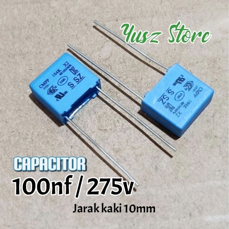 Capacitor 104 275v Kapasitor MKP 100nf 275 volt