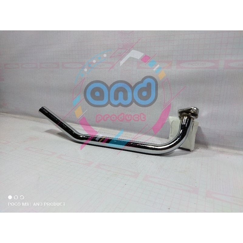 leher/pipa knalpot standar mio m3/mio z/Gear, full chrome