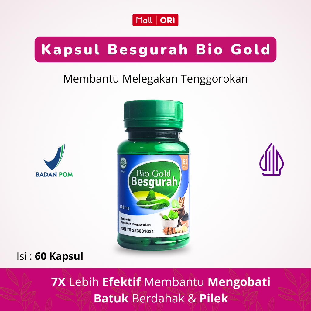 BIO GOLD BESGURAH Membantu Atasi Masalah Tenggorokan dan Pernafasan