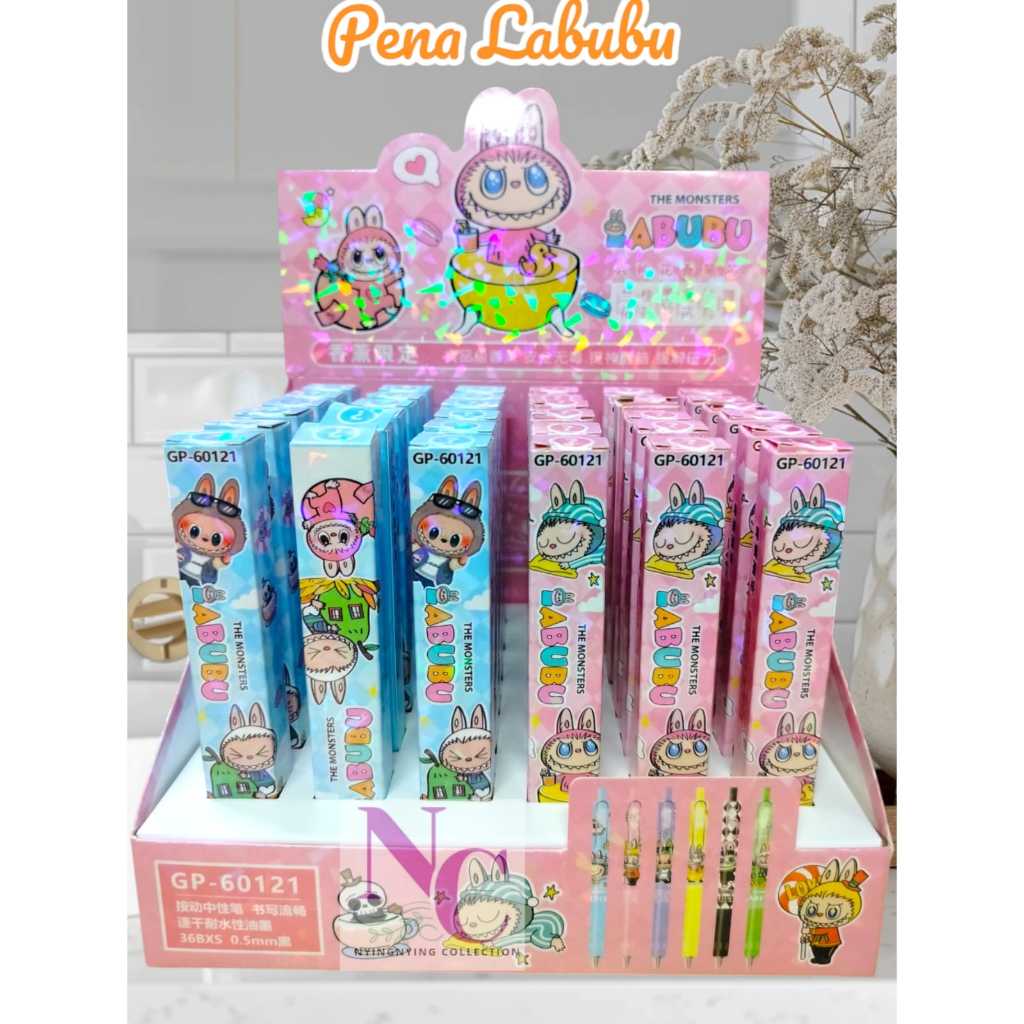 

Blind Box pen LABUBU Pena Labubu Blind Box Pulpen / Lucky Box Pen-nyingnying collection