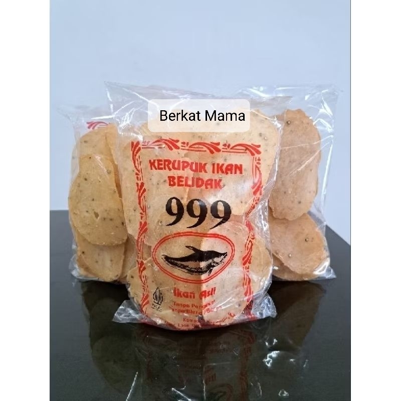 

Kerupuk Ikan Belidak 999 500gr 100% HALAL